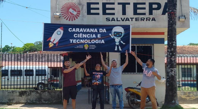 Mais um pouco do que rolou na semana da Caravana da Ciência e Tecnologia na ETTEPA Salvaterra.